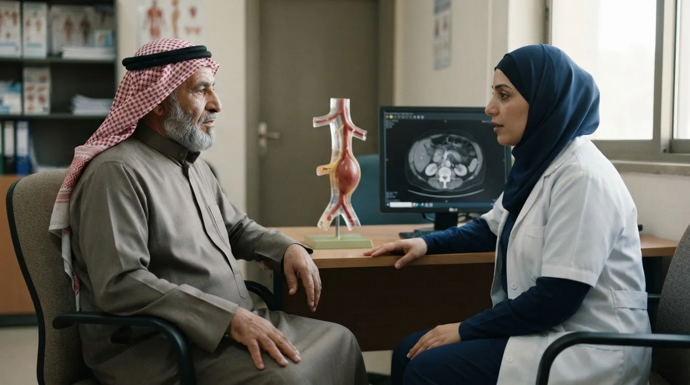 تمدد الأوعية الدموية (الأنيوريزم): الأسباب، التشخيص، والوقاية من التمزق — نظرة شاملة على مخاطر انتفاخ جدار الشريان وأعراضه وطرق الكشف المبكر للوقاية من المضاعفات.