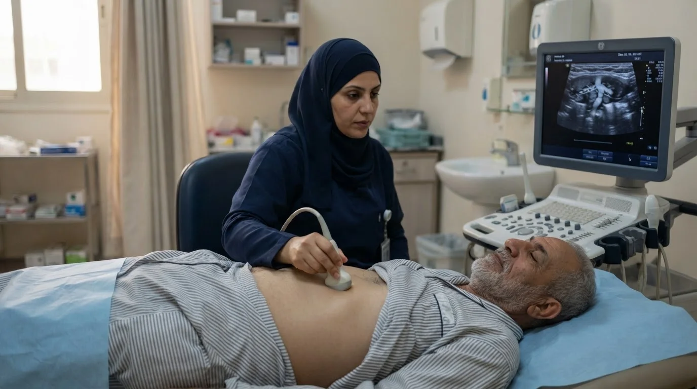 تمدد الشريان الأبهر البطني: أهمية الفحص المبكر والوقاية من التمزق — نظرة على طرق الكشف المبكر عن تمدد الشريان الأبهر، وأهمية المراقبة الطبية للوقاية من المخاطر.