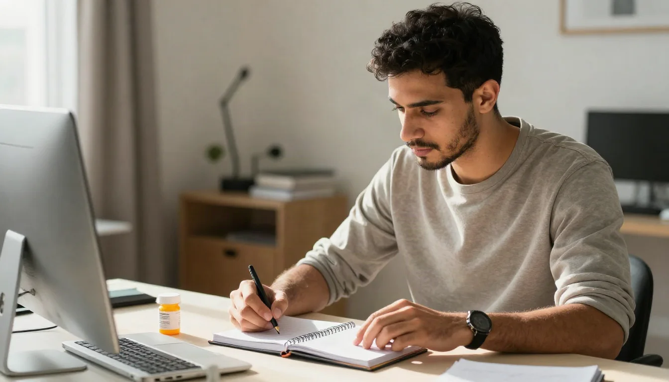 فرط الحركة وتشتت الانتباه لدى البالغين: التشخيص، التكيف، والنجاح — An overview of ADHD challenges in adults, covering diagnostic pathways and effective coping strategies for daily success.