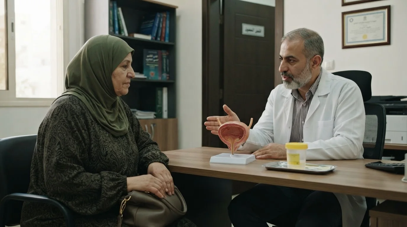 أمراض المثانة الشائعة: الأنواع، الأعراض، والتشخيص — استعراض لأنواع أمراض المثانة الشائعة، أعراضها، وأساليب التشخيص والعلاج المتبعة.