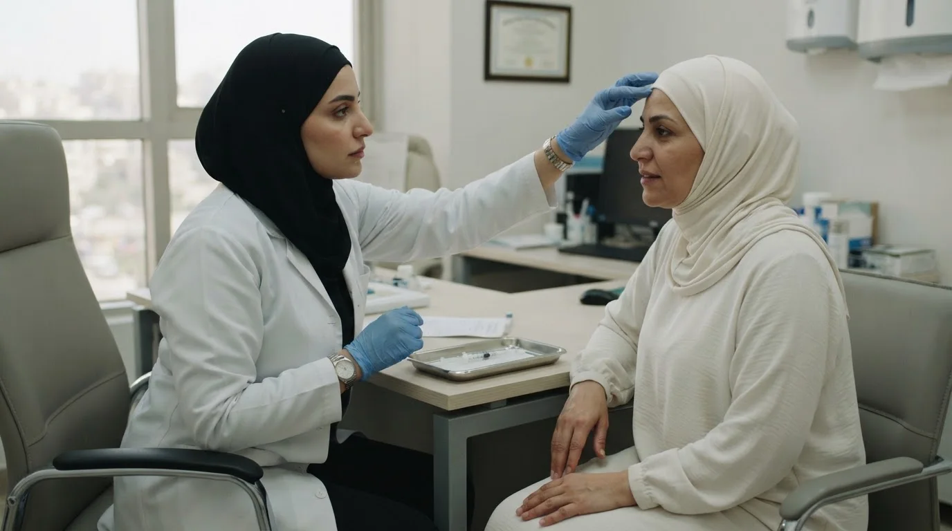 البوتوكس التجميلي: التوقعات الواقعية، المخاطر، والتحضير — معلومات حول البوتوكس التجميلي، كيفية عمله، التوقعات الواقعية للنتائج، وأهمية اختيار الطبيب.