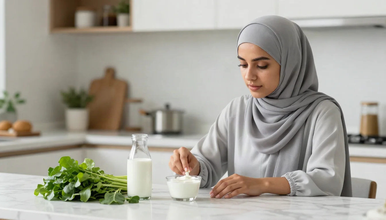 الكالسيوم وفيتامين د: دليل متكامل لصحة العظام والوقاية من الهشاشة — The importance of calcium and vitamin D in building bone density and preventing osteoporosis.