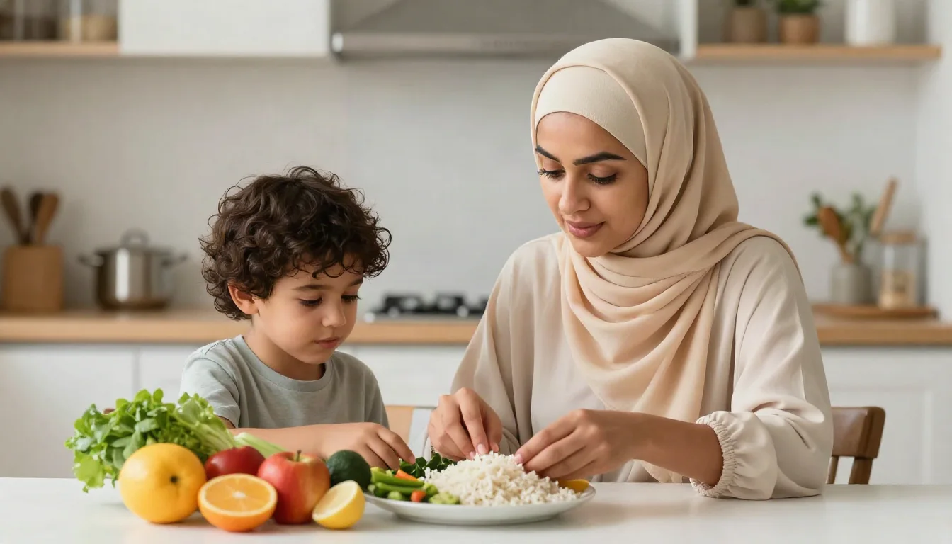 مرض السيلياك عند الأطفال: تشخيص مبكر، حمية خالية من الجلوتين، وتحديات النمو — An overview of celiac disease symptoms in children, the importance of early diagnosis, and dietary management.