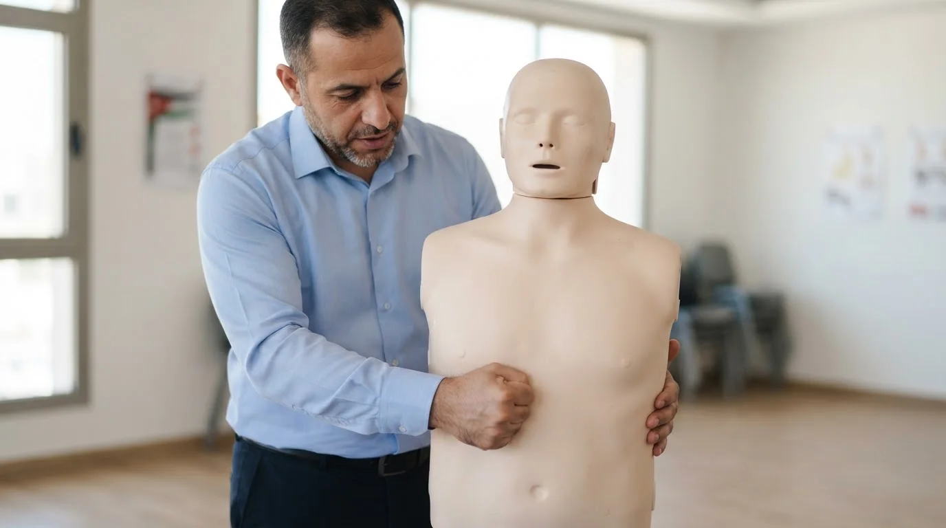 الاختناق: الإسعافات الأولية الصحيحة للبالغين والأطفال الرضع — دليل مبسط لإجراءات الإسعافات الأولية الصحيحة للتعامل مع حالات اختناق البالغين والأطفال الرضع.
