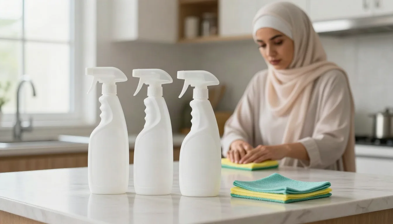 التنظيف والتطهير والتعقيم المنزلي: كيف تحمي عائلتك من الجراثيم؟ — دليل الفروق بين التنظيف والتطهير والتعقيم، ونصائح عملية لحماية المنزل من الجراثيم بفعالية.