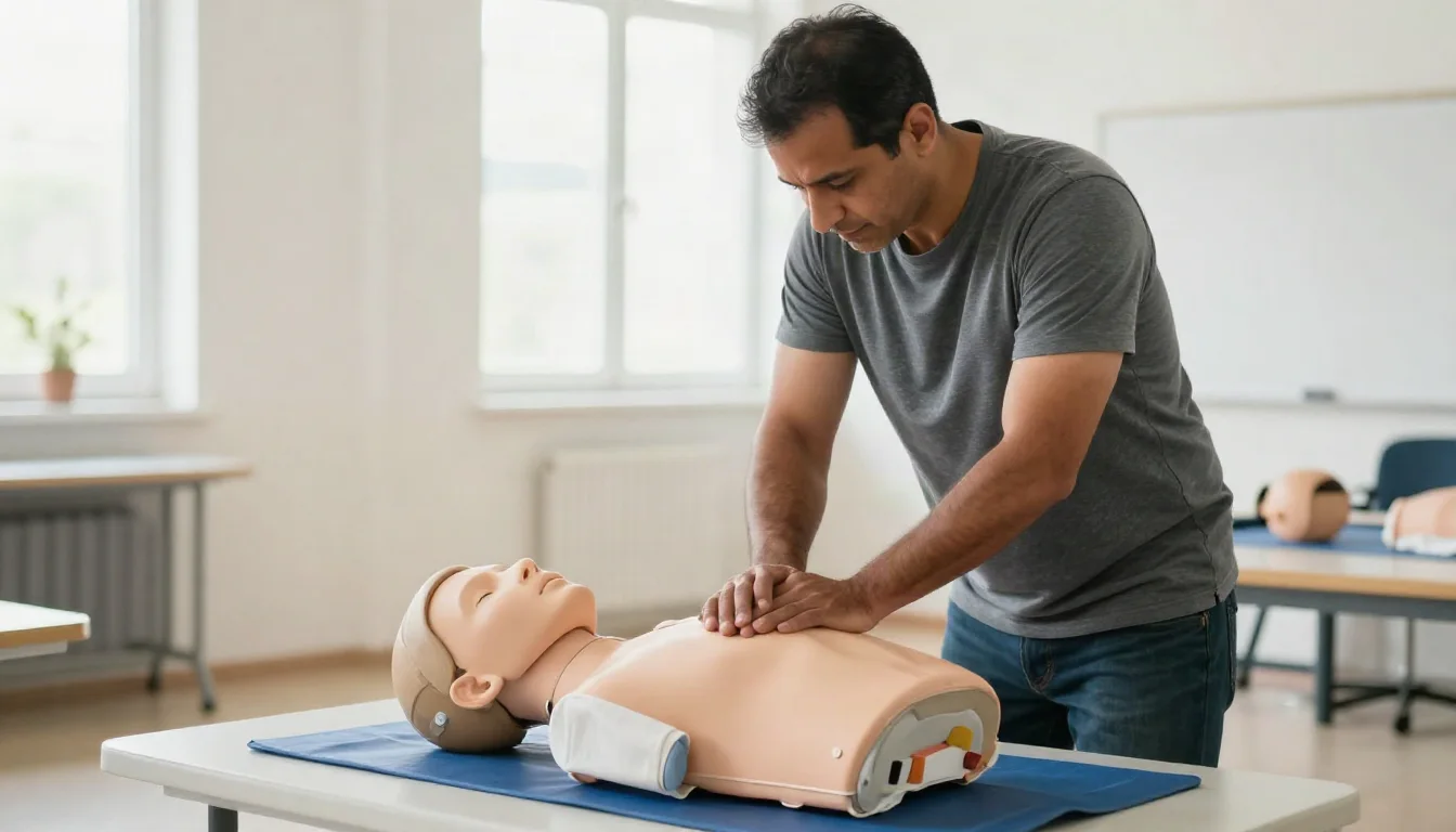 الإنعاش القلبي الرئوي (CPR): دليل عملي للبالغين والأطفال والرضع — خطوات عملية لإجراء الإنعاش القلبي الرئوي للبالغين والأطفال والرضع في الحالات الطارئة.