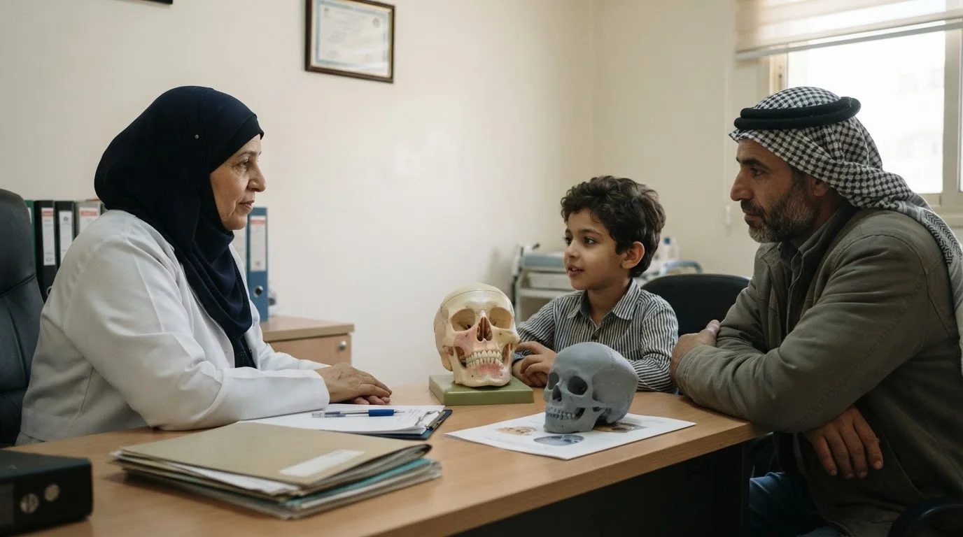 تشوهات الوجه والجمجمة الخلقية: الفهم، التشخيص، وخيارات العلاج — تعريف بتشوهات الوجه والجمجمة الخلقية وأهمية التشخيص المبكر والتدخل الطبي.