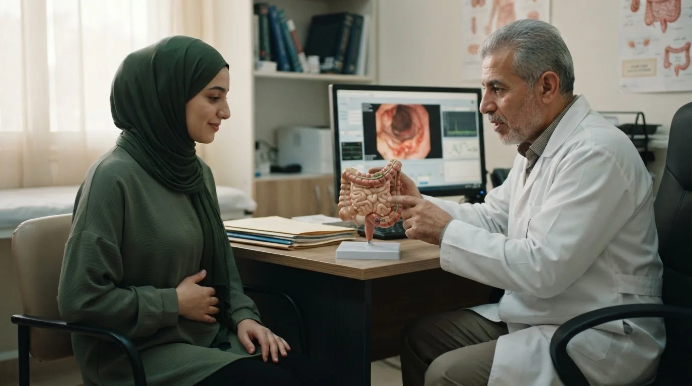 مرض كرون: الأعراض، التشخيص، والخيارات العلاجية لإدارة الالتهاب — نظرة شاملة على مرض كرون وأعراضه وطرق إدارة الالتهاب والخيارات العلاجية المتاحة.