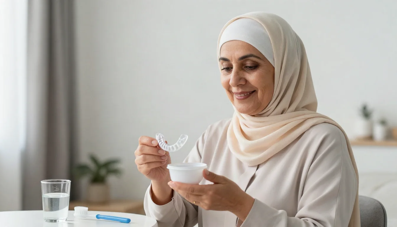 أطقم الأسنان: الأنواع، العناية، ومتى تكون الخيار الأنسب لك — أنواع أطقم الأسنان وطرق تركيبها والعناية بها لاستعادة وظائف الفم والمظهر الجمالي.