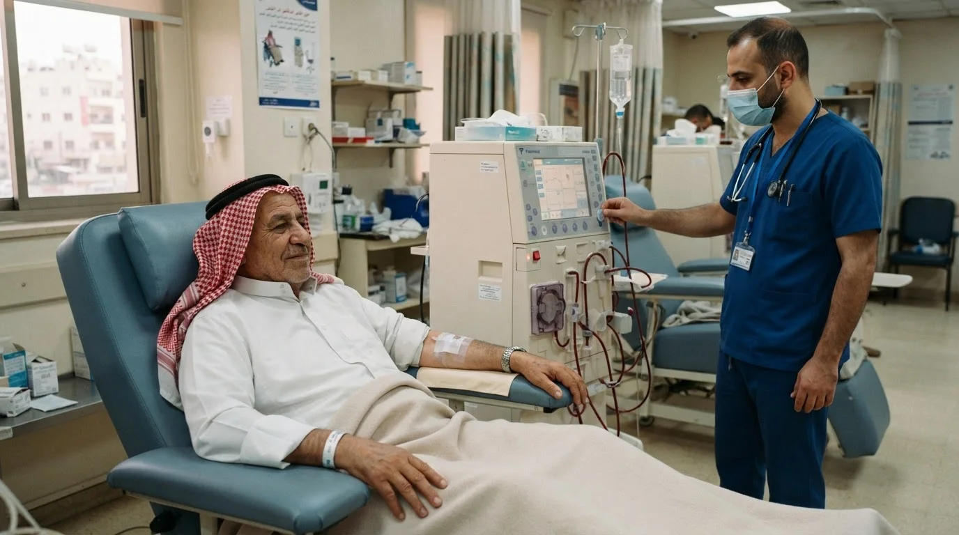 غسيل الكلى (الديلزة): دليل المريض الشامل لأنواعه والتعايش معه — دليل شامل لأنواع غسيل الكلى (الديلزة)، كيفية التحضير لها، والتعايش مع الفشل الكلوي لتحسين جودة الحياة.
