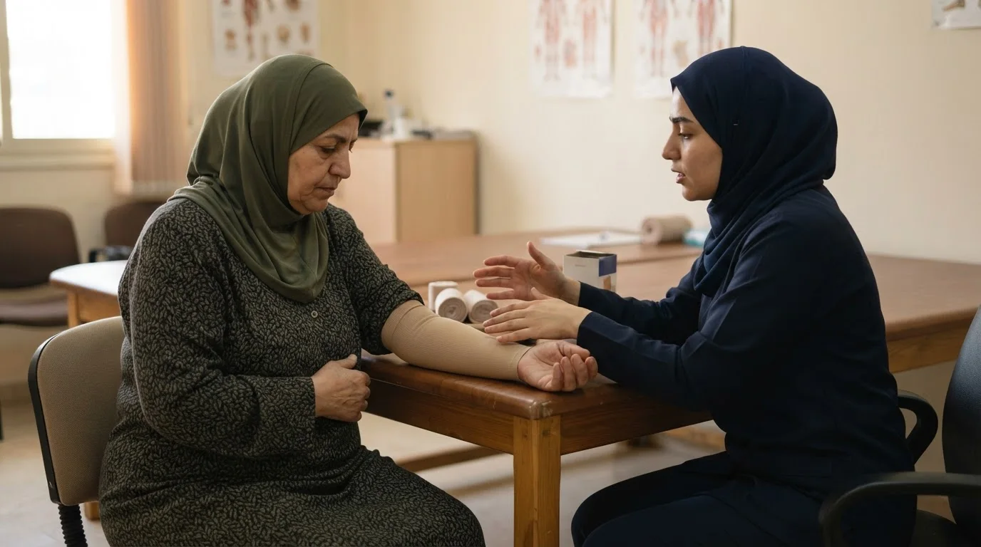 الوذمة اللمفية: تشخيصها، علاجها، وكيفية التعامل مع التورم المزمن — دليل حول الوذمة اللمفية وأعراضها وخيارات العلاج المتاحة لإدارة التورم المزمن.