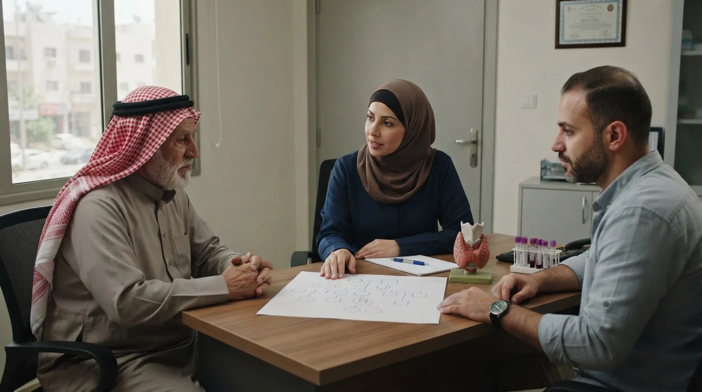 أمراض الغدد الصماء الوراثية: التشخيص المبكر وأهمية الاستشارة الوراثية — استكشاف لأهمية التشخيص المبكر والاستشارة الوراثية في التعامل مع أمراض الغدد الصماء ذات المنشأ الجيني.