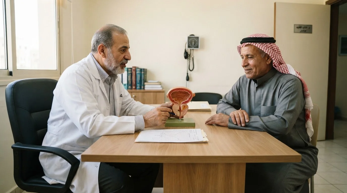 تضخم البروستات الحميد المقاوم للعلاج: متى نفكر في الخيارات الجراحية؟ — مناقشة للحالات التي تستدعي اللجوء للجراحة عند عدم استجابة تضخم البروستات الحميد للعلاج الدوائي.