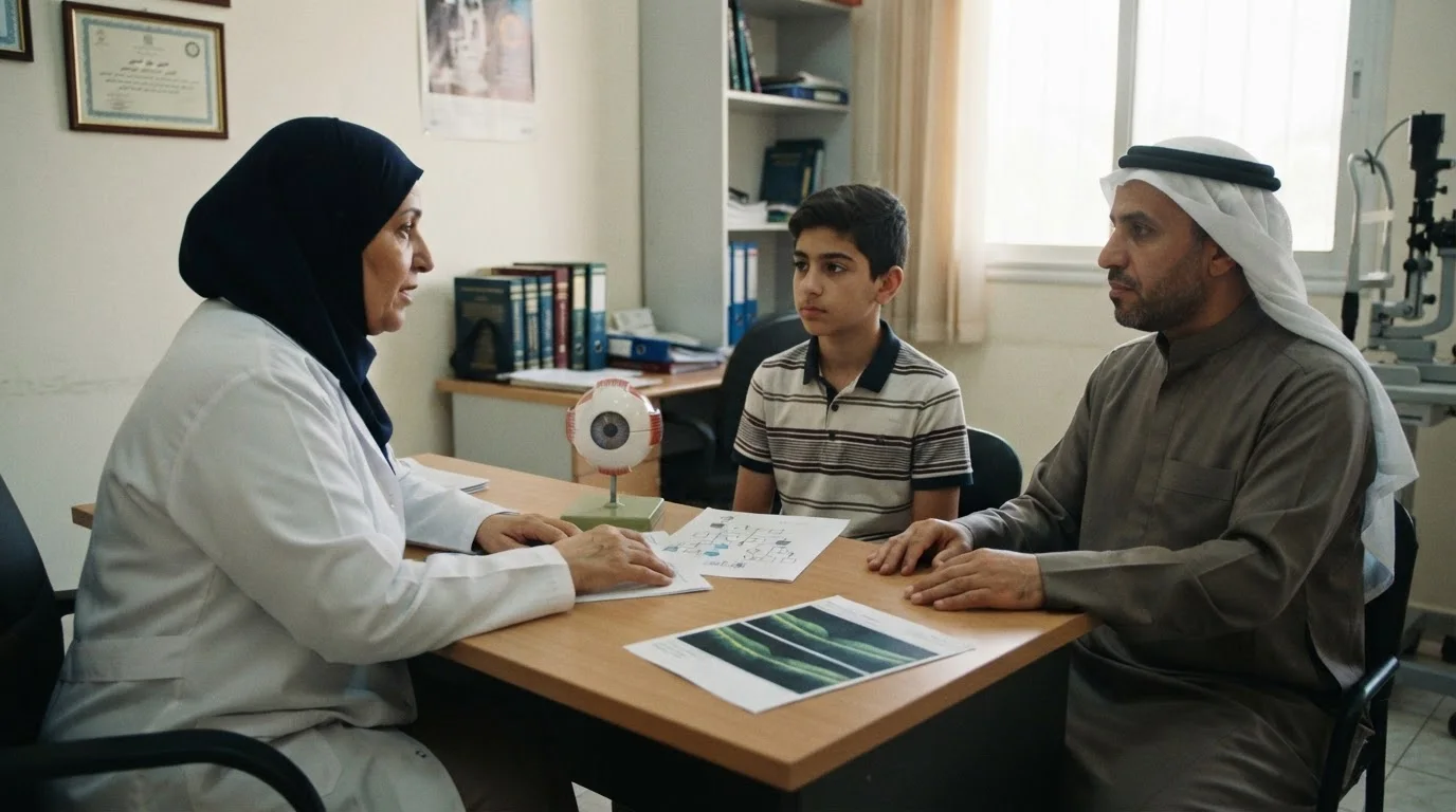 أمراض العيون الوراثية: التشخيص الجيني، الاستشارة، وخيارات العلاج — نظرة عامة على أمراض العيون الوراثية وأهمية التشخيص الجيني والاستشارة الوراثية في إدارة الحالة.