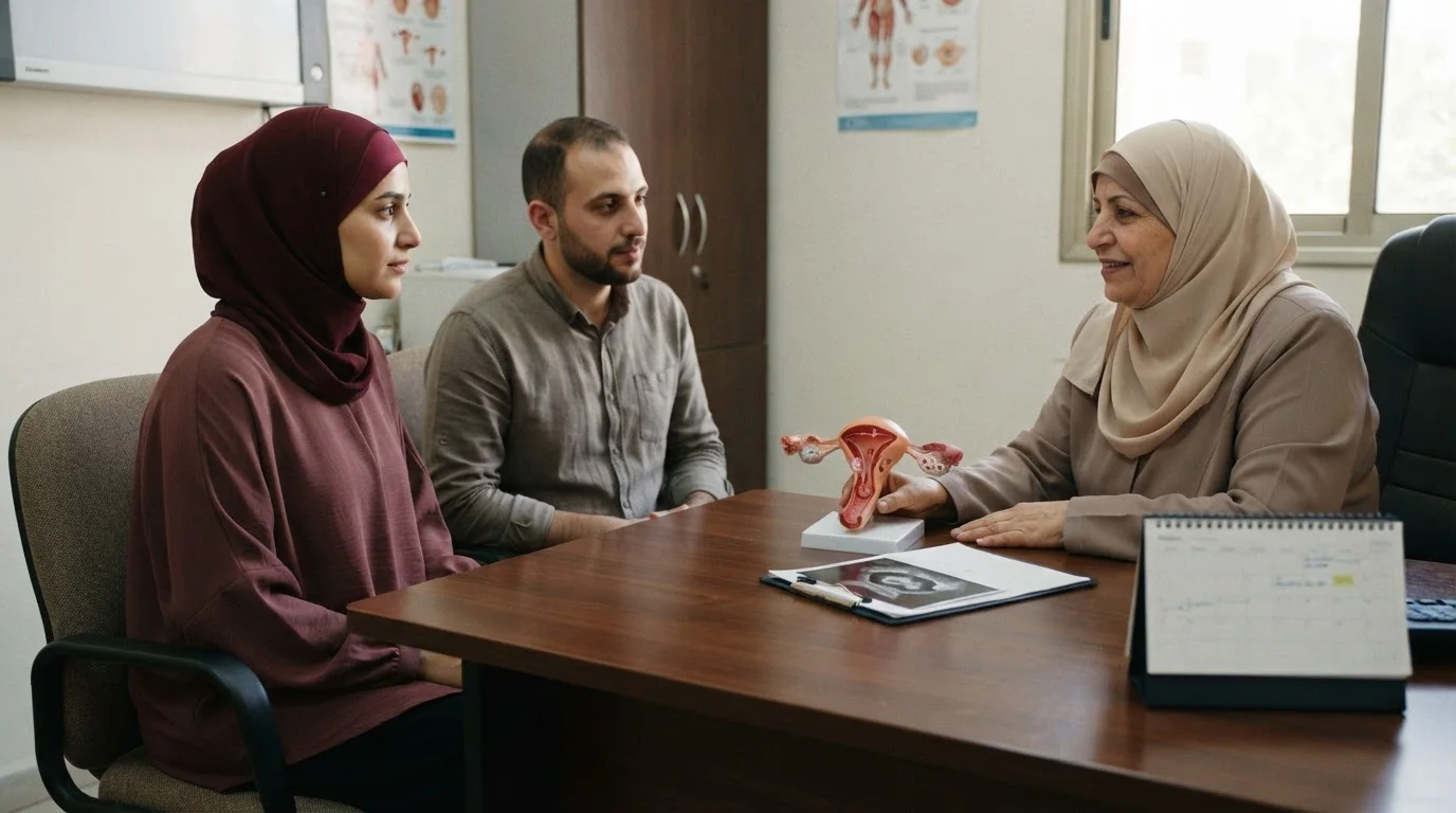 تأخر الإنجاب عند النساء: الأسباب، التشخيص، وخيارات العلاج — عرض للأسباب الشائعة لتأخر الإنجاب لدى النساء، الفحوصات الطبية المطلوبة، وخيارات العلاج.