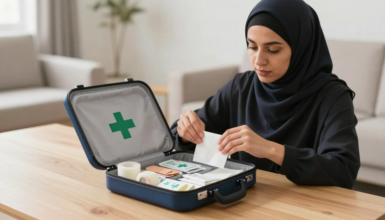 الإسعافات الأولية المنزلية: دليل شامل للحالات الطارئة الشائعة — دليل عملي لإجراءات الإسعافات الأولية الأساسية للتعامل مع الحوادث المنزلية والحالات الطارئة الشائعة.