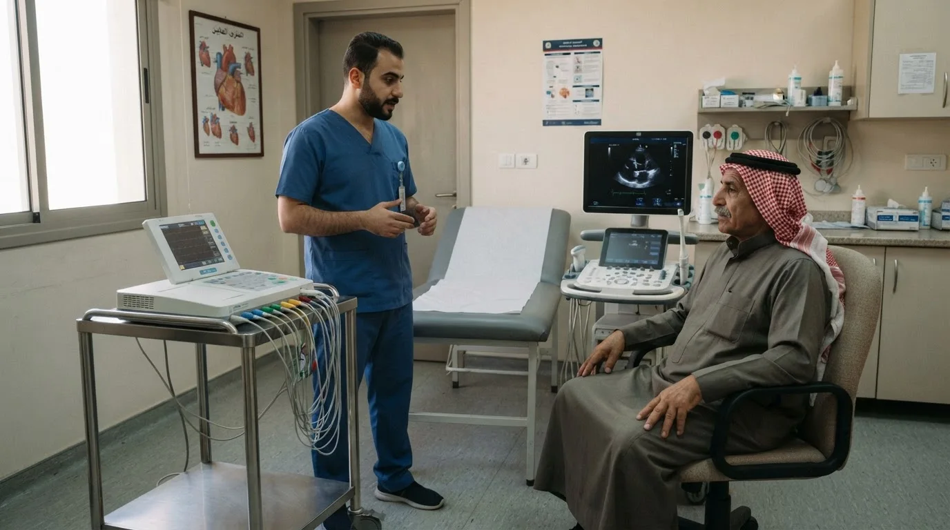 فحوصات صحة القلب: أنواعها، دواعيها، وتفسير نتائجها — استعراض لأبرز الاختبارات الطبية المستخدمة لتقييم صحة القلب وتوضيح دواعي إجرائها وتفسير نتائجها.