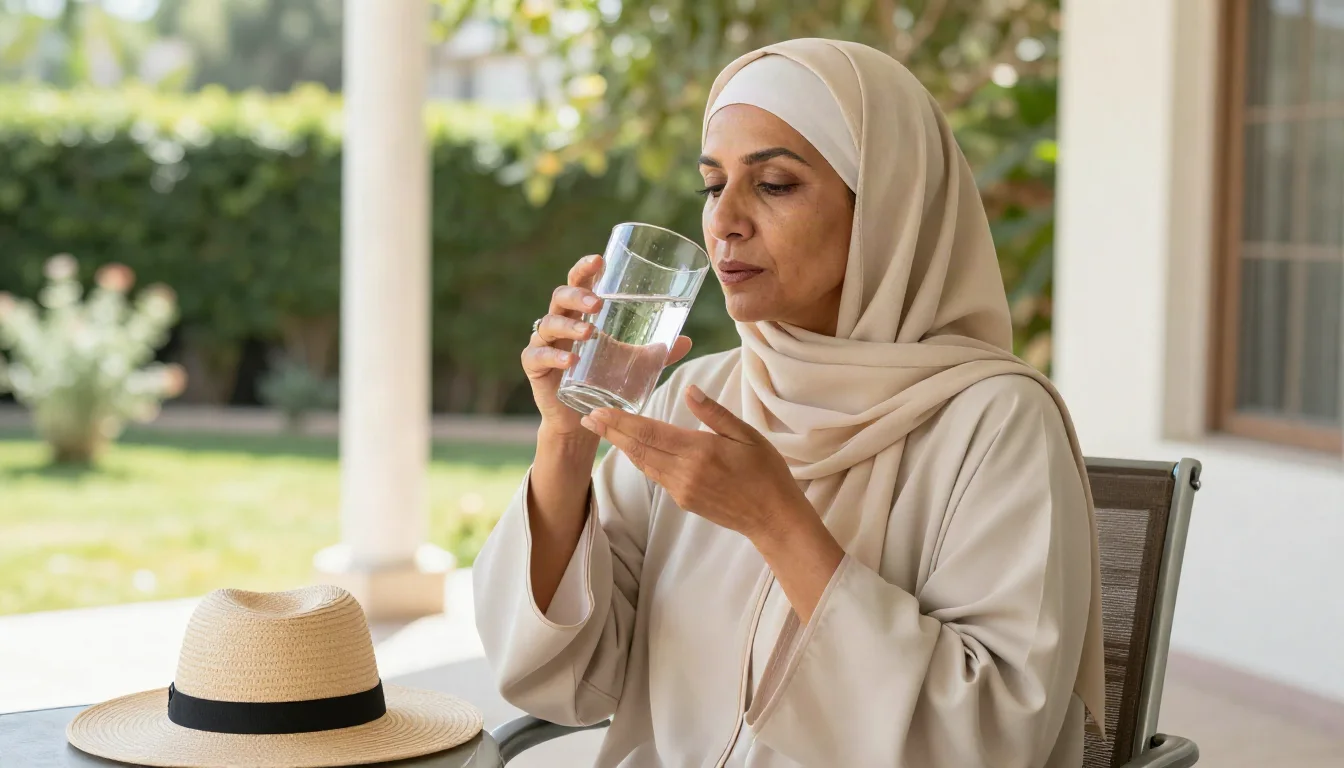 الإجهاد الحراري وضربة الشمس: كيف تحمي نفسك وأحباءك في الصيف؟ — تعريف بالإجهاد الحراري وضربات الشمس مع إرشادات للوقاية والإسعافات الأولية الضرورية.