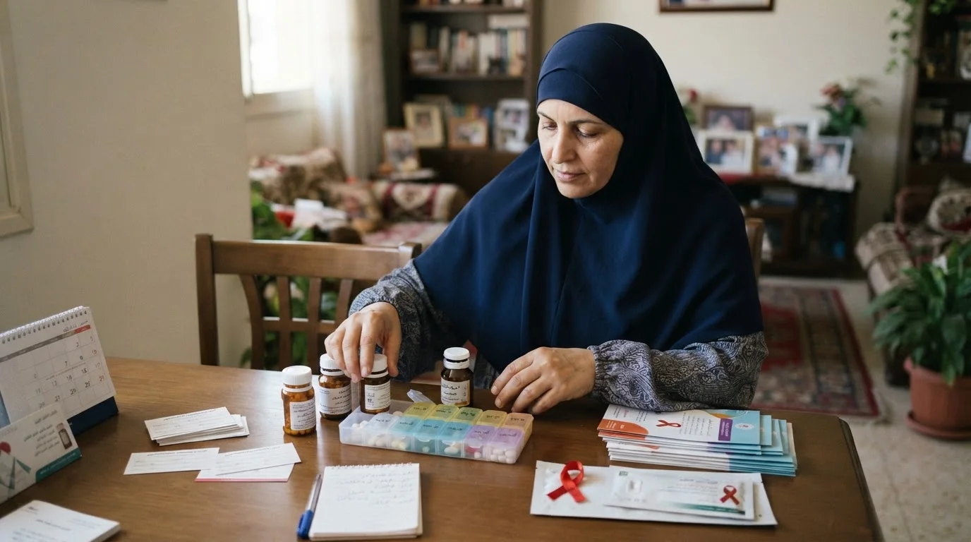 فيروس نقص المناعة البشري (HIV): فهم طبيعة الفيروس وخيارات التعايش — شرح لطبيعة فيروس نقص المناعة، طرق الوقاية، وأهمية الكشف المبكر للتعايش معه.