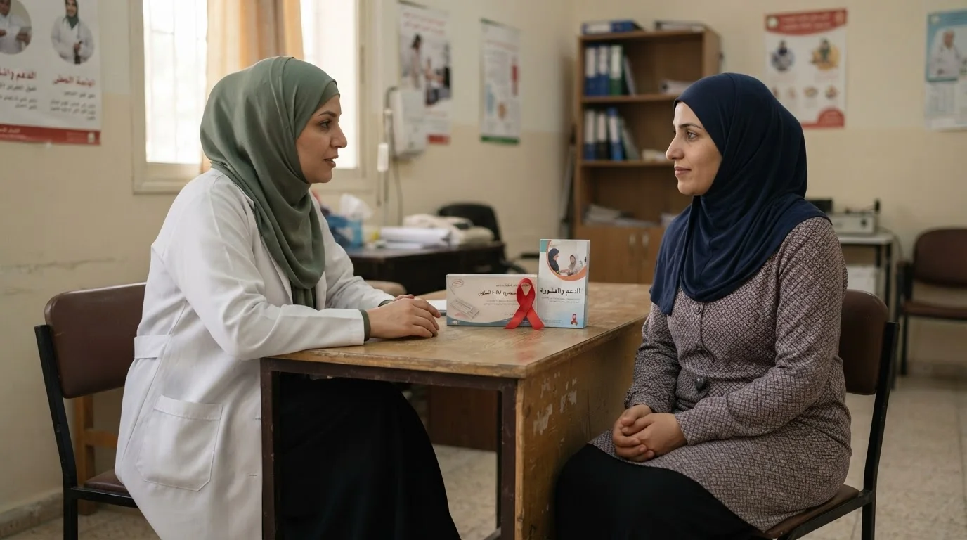 فيروس نقص المناعة البشري (HIV) لدى النساء: تحديات التشخيص والرعاية — عرض للتحديات الصحية الخاصة بالنساء المصابات وتأثيرها على الصحة الإنجابية.