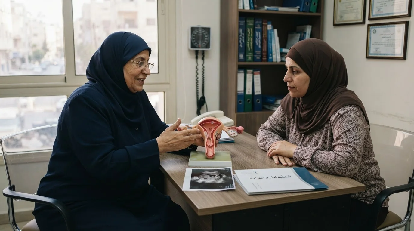 استئصال الرحم (Hysterectomy): أنواع العملية، دواعيها، والتعافي بعدها — معلومات أساسية حول جراحة استئصال الرحم، أنواعها، الدواعي الطبية، ومراحل التعافي المتوقعة.