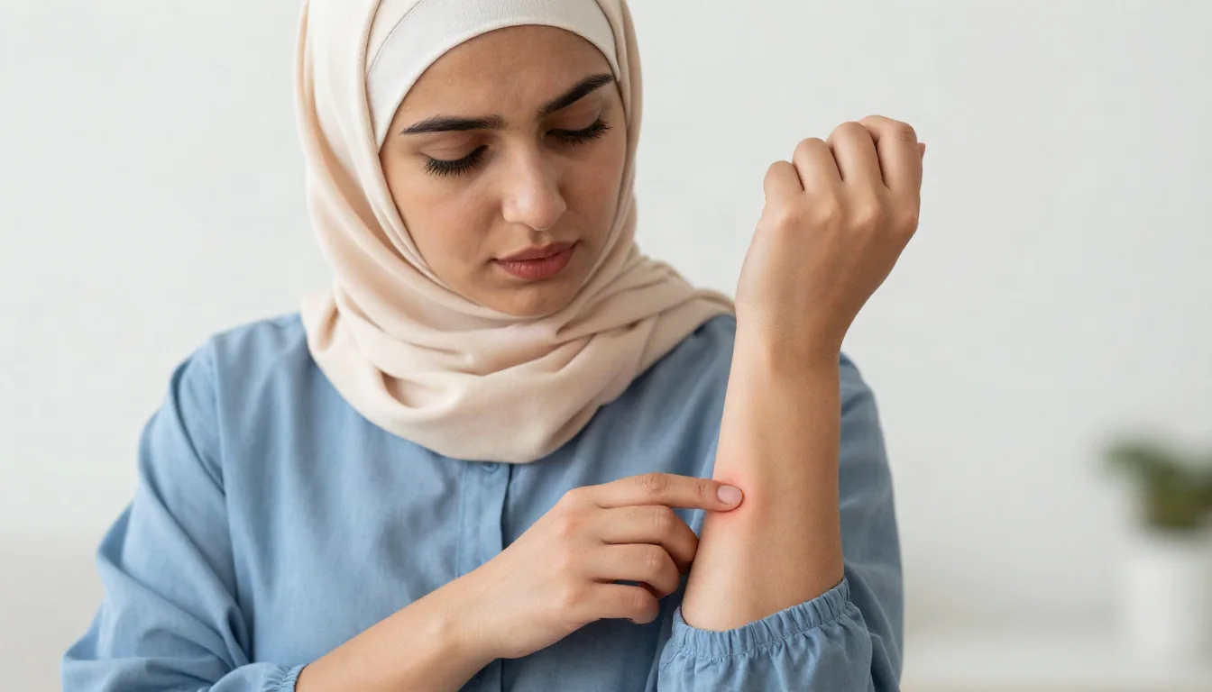 الحكة الجلدية: الأسباب الشائعة، متى تقلق، وطرق التخفيف — استعراض لأسباب الحكة الجلدية المختلفة، وكيفية التمييز بين الحالات البسيطة والمشاكل التي تتطلب طبيباً.