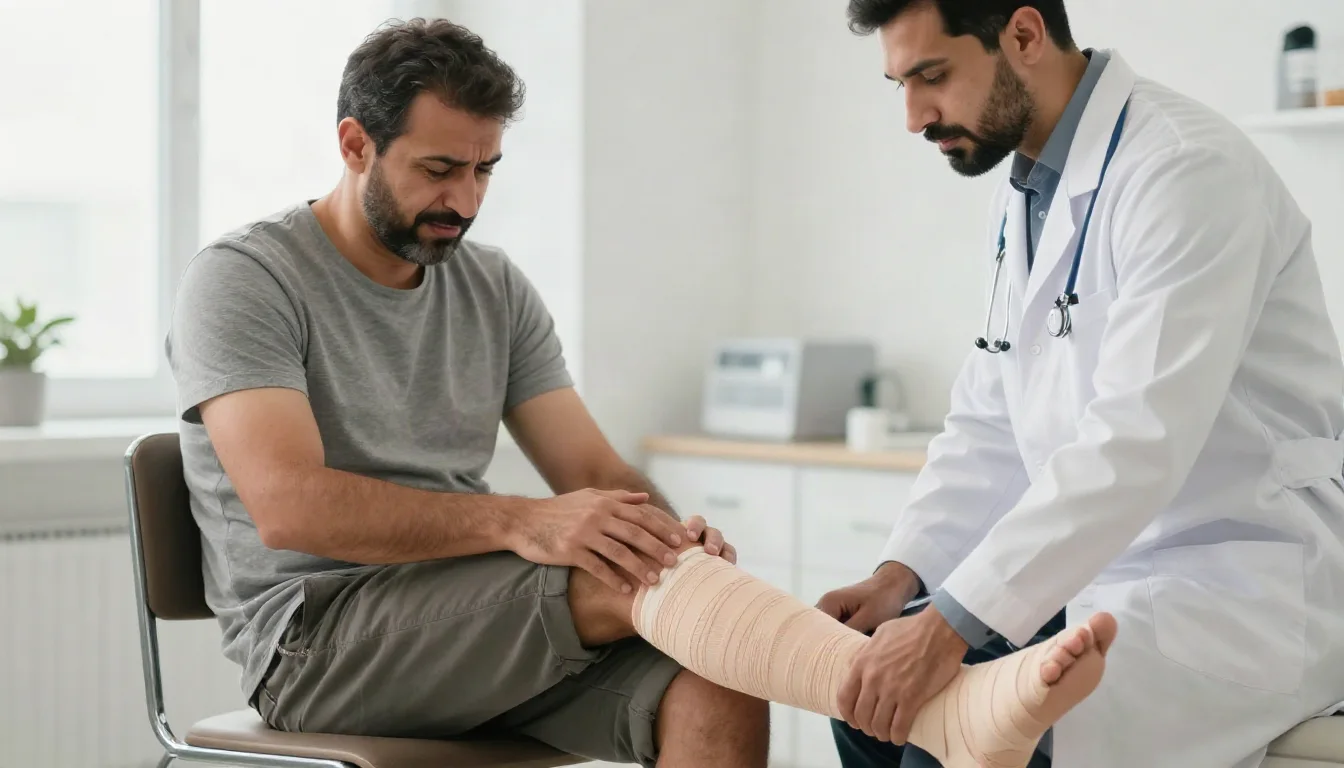 إصابات الساق الشائعة: متى يكون الألم مجرد شد عضلي ومتى يتطلب مراجعة طبية؟ — دليل للتمييز بين الشد العضلي البسيط والإصابات الخطيرة في الساق التي تتطلب تدخلاً طبياً.