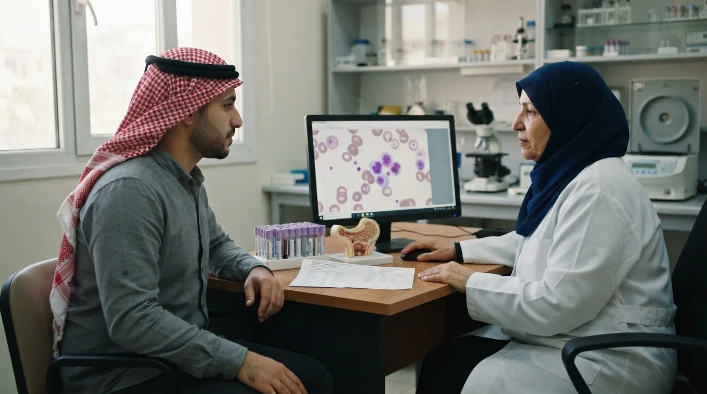 ابيضاض الدم (اللوكيميا): فهم الأنواع، الأعراض، وأحدث خيارات العلاج — نظرة عامة على سرطان خلايا الدم، تصنيفاته، أسبابه المحتملة، وأبرز الأعراض المصاحبة له.